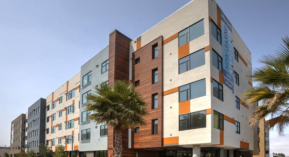 Figure 3. Waterbend Apartments at 5880 Third, a 136-unit complex in San Francisco’s Bayview neighborhood